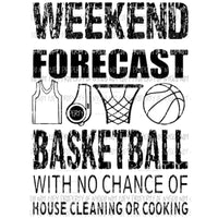 Weekend forecast basketball Sublimation transfers Heat Transfer