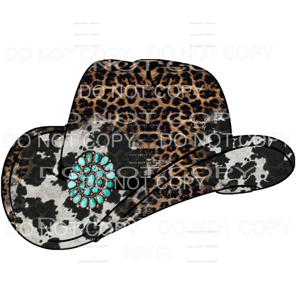 Western Cowboy Hat #2 Sublimation transfers - Heat Transfer