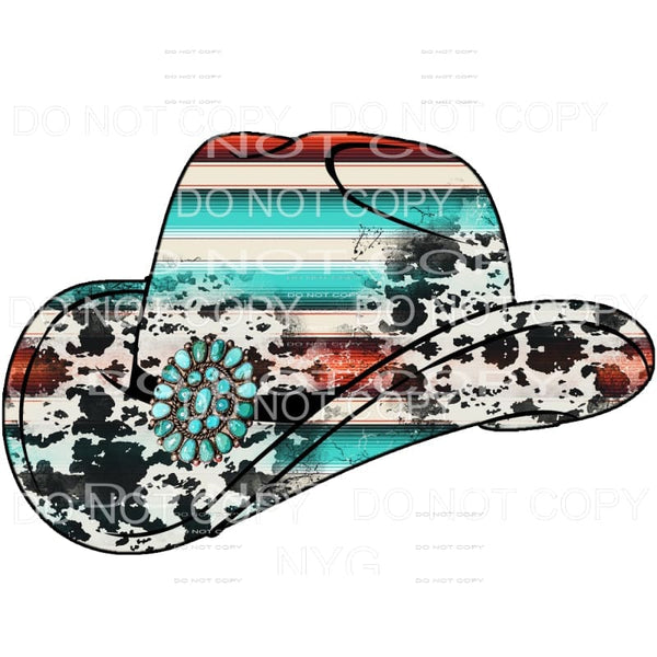 Western Cowboy Hat #4 Sublimation transfers - Heat Transfer