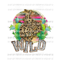 WILD cowboy leopard serape cactus Sublimation transfers Heat Transfer