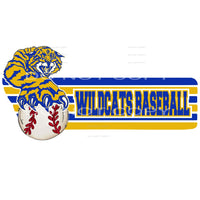 wildcats baseball # 6659 Sublimation transfers - Heat