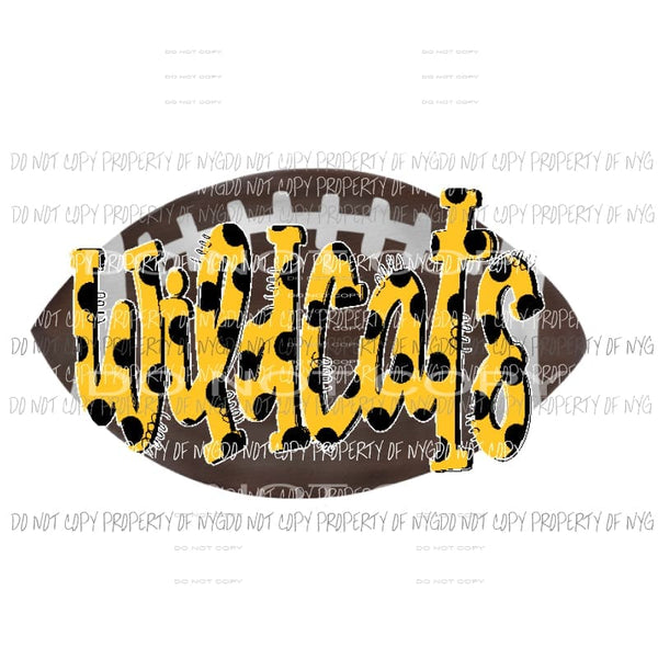 Wildcats Football 1 Sublimation transfers Heat Transfer