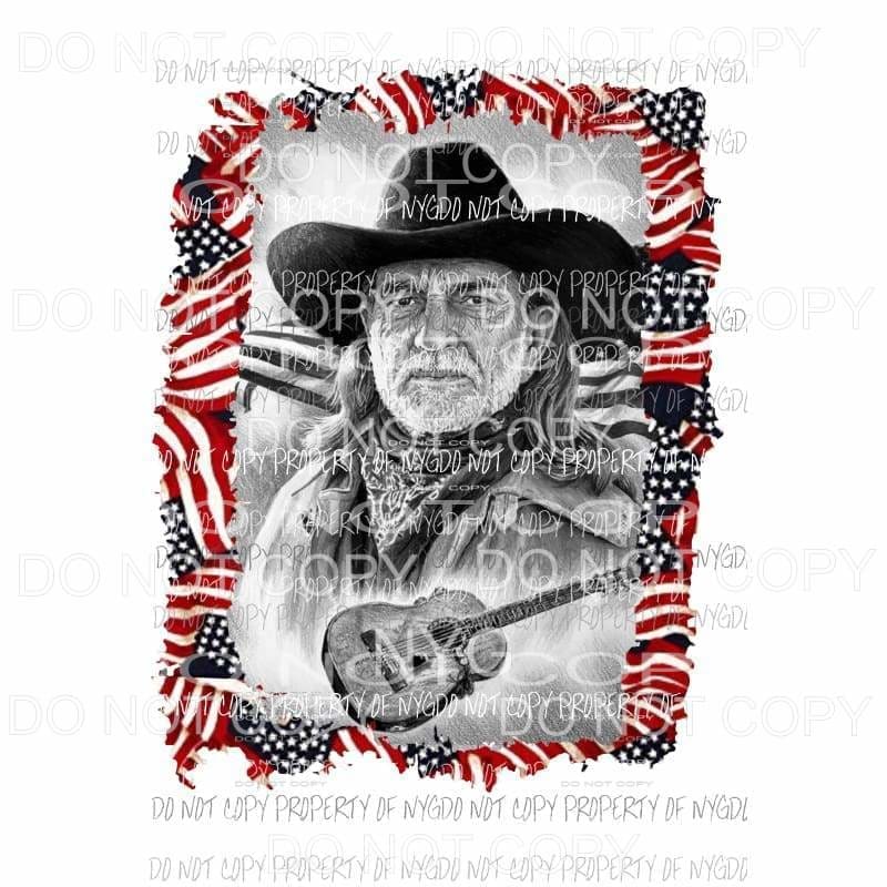 martodesigns - Willie Nelson # 7 Sublimation transfers