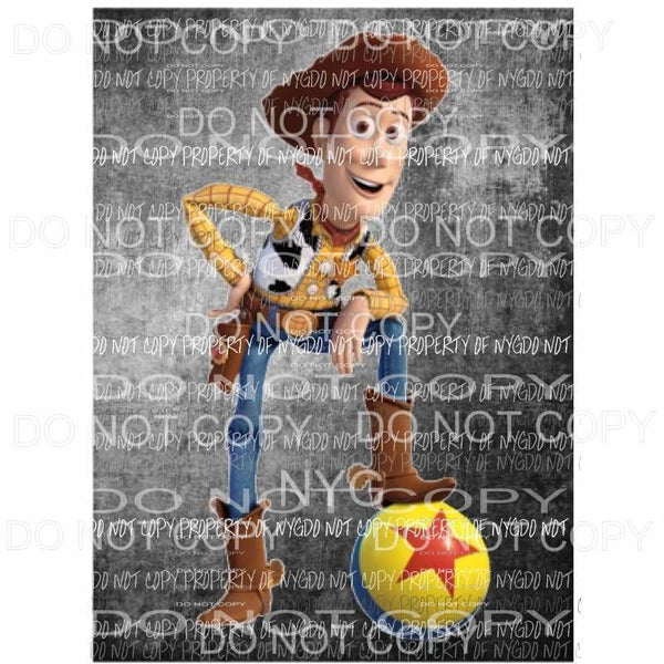 Woody Toys story Sublimation transfers Heat Transfer